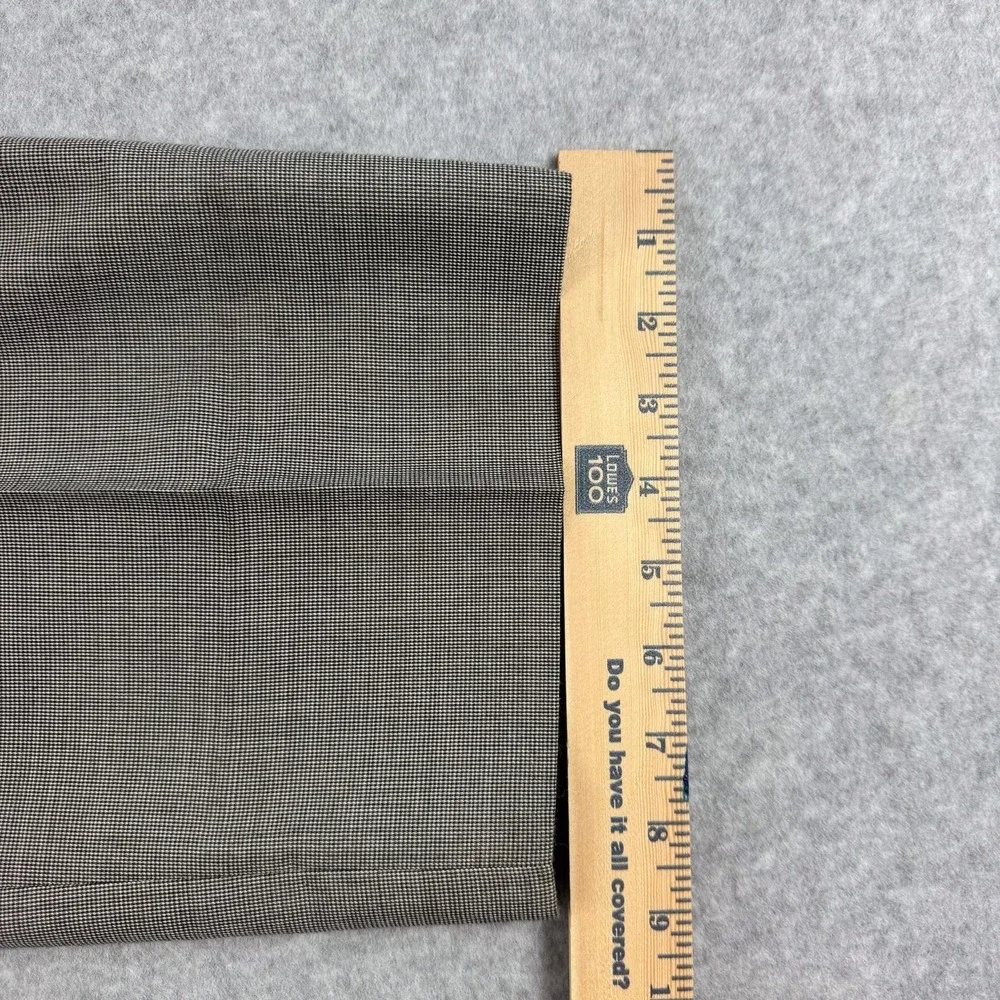 Jos A Bank Suit‎ Mens 42 Regular Gray Check Cotton Wool Jacket Pants 36x29